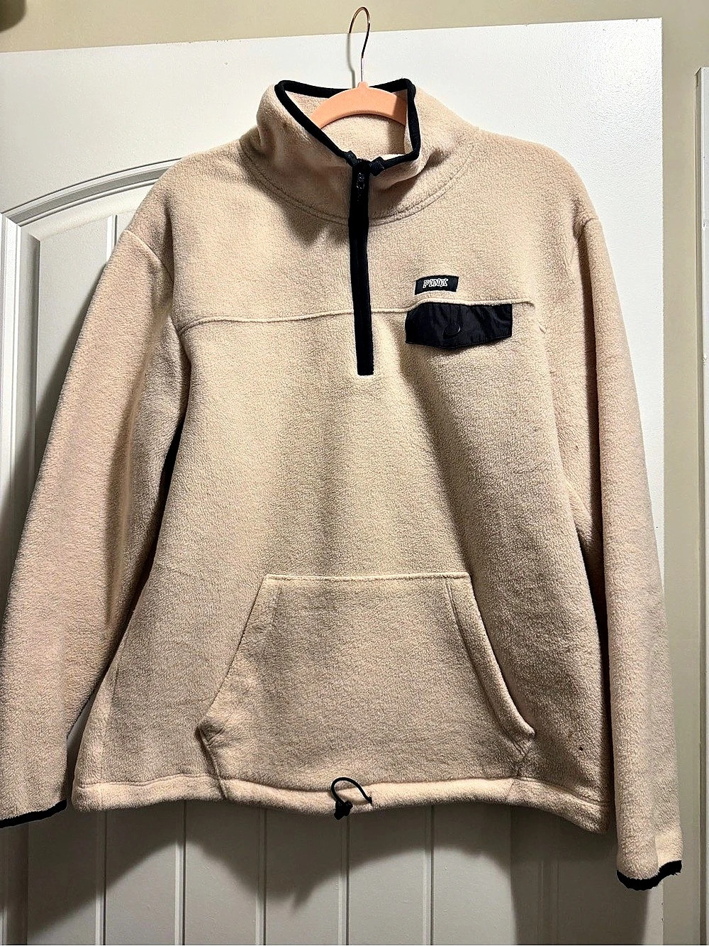 Patagonia Cream Quarter-Zip Fleece Like New